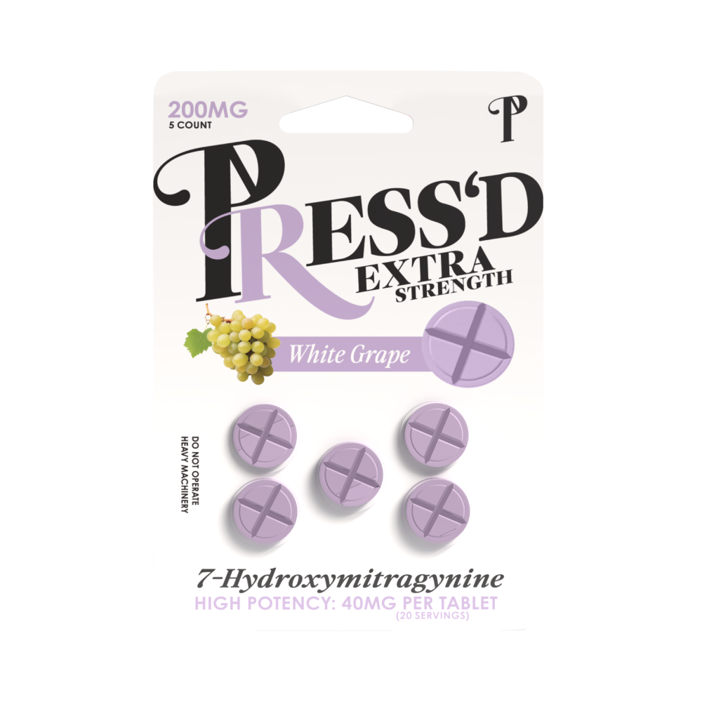 Press’d Extra Strength 5 Pack 7-Hydroxy 40mg