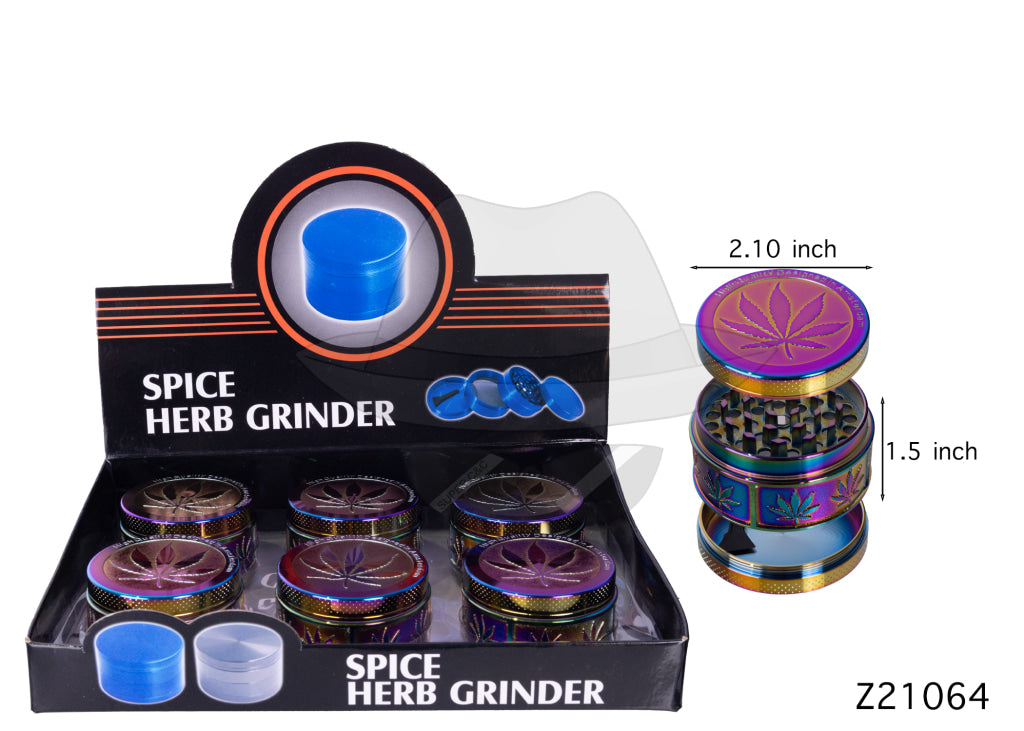Z21064 3Part Grinder Display of 6pcs