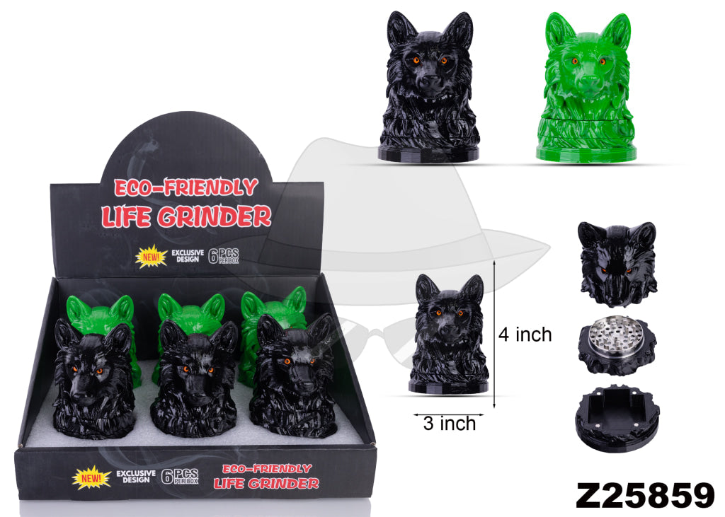Z25859 3part Grinder -6ct