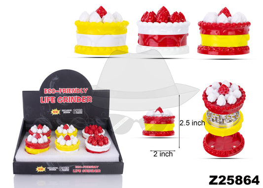 Z25864 3part Grinder -6ct
