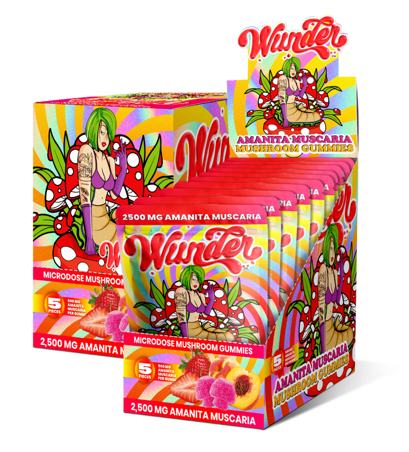 Load image into Gallery viewer, Wunder 2500MG AMANITA MUSCARIA MUSHROOMS GUMMIES
