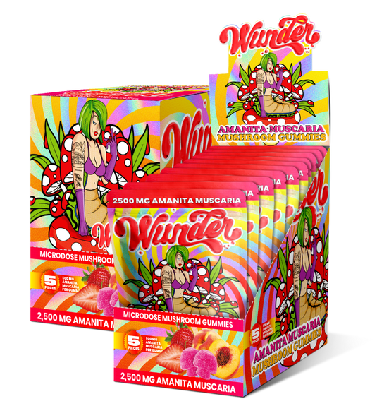 Wunder 2500MG AMANITA MUSCARIA MUSHROOMS GUMMIES