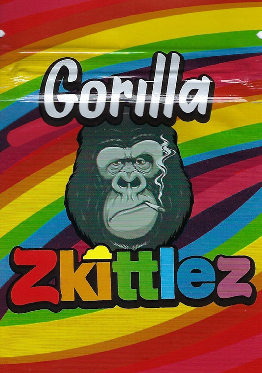 Gorilla Zkittlez Mylar Bags, 100bags/pk