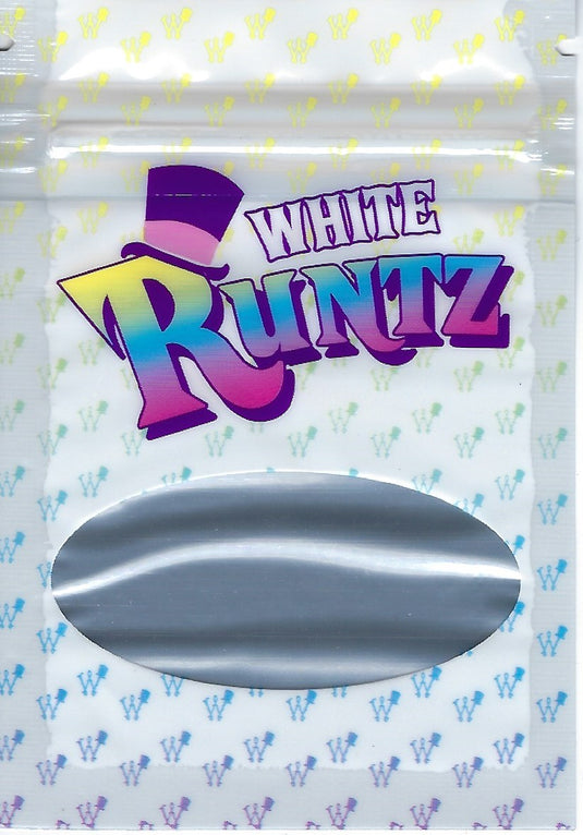 White Runtz #1 Mylar Bags, 100bags/pk