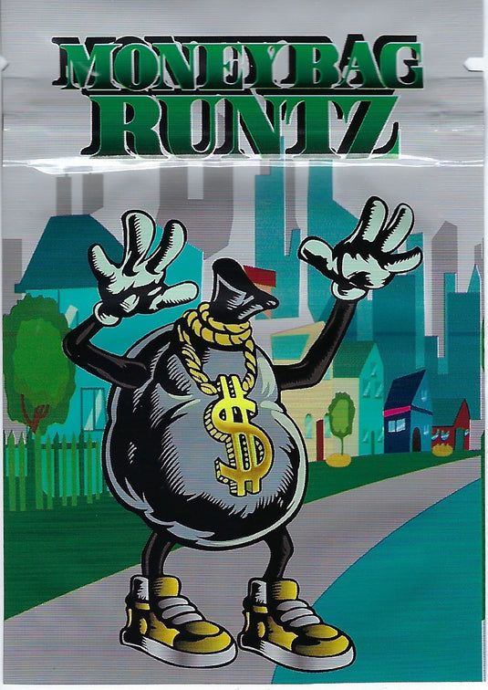 Moneybag Runtz Mylar Bags, 100bags/pk