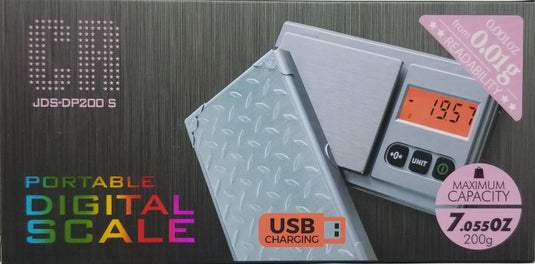 JDS-DP200 S Portable Digital Scale USB Charging, 200g, 0.01g