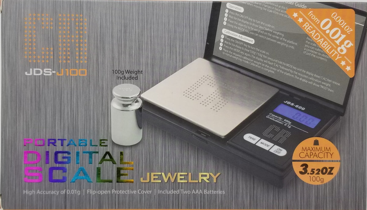JDS-J100 Portable Digital Scale, 100g, 0.01g #A7
