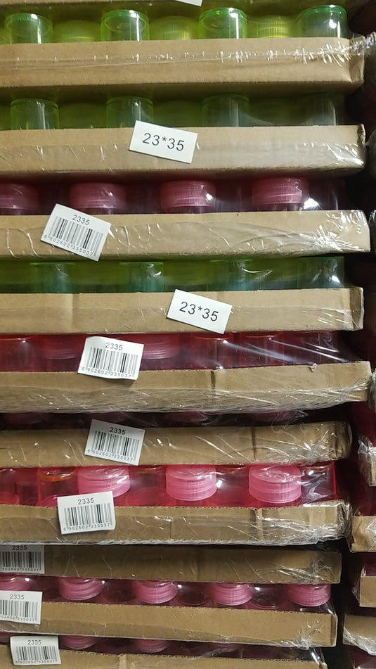 2335 PLASTIC CONTAINER, 100 PCS