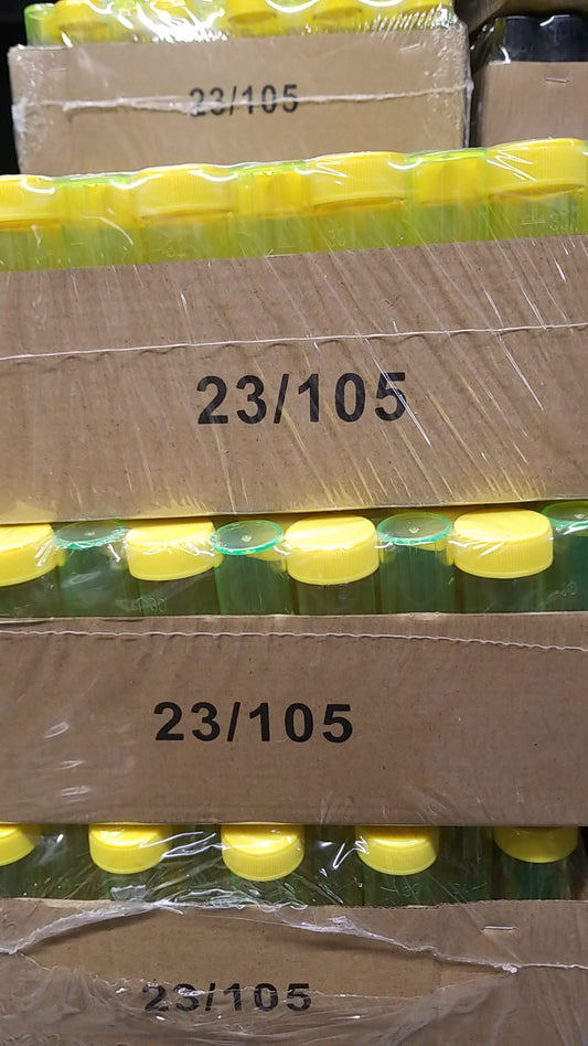 23x105 PLASTIC CONTAINER, 100 PCS