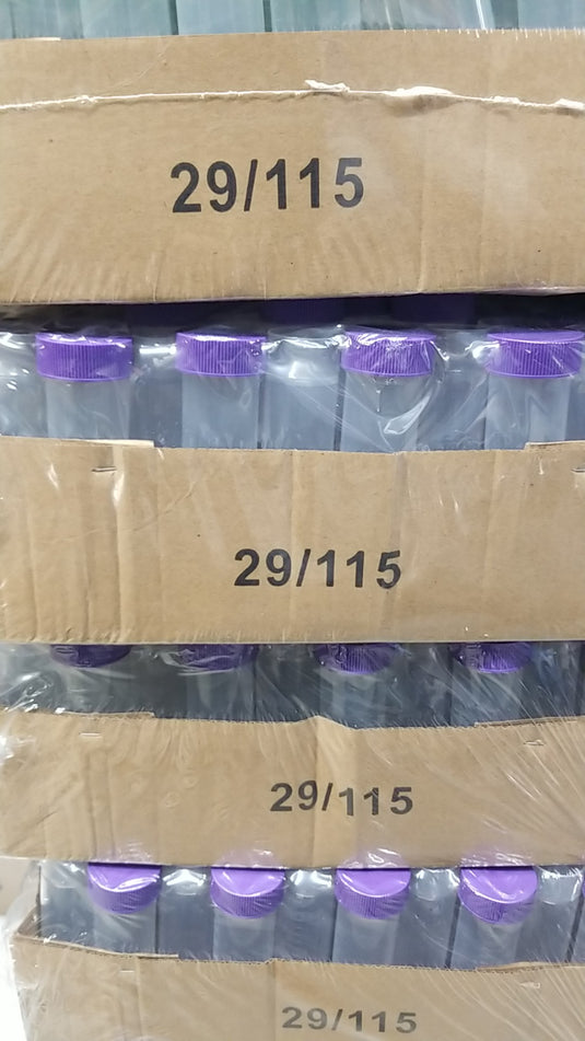 29x115 PLASTIC CONTAINER, 100 PCS