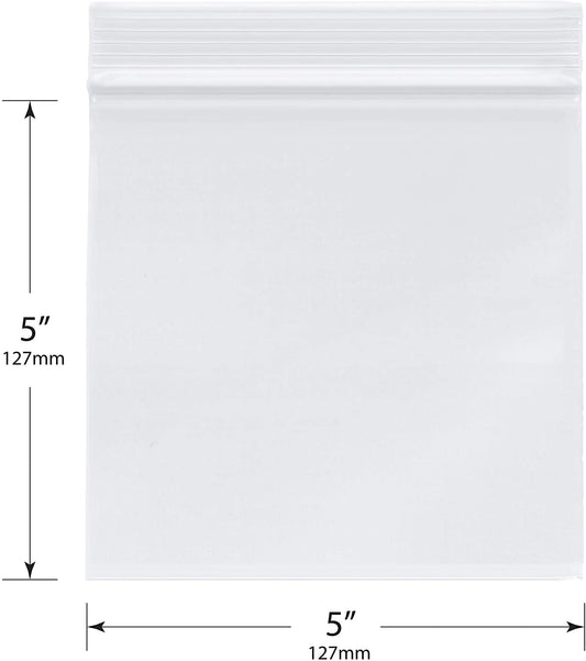 5" x 5" CLEAR