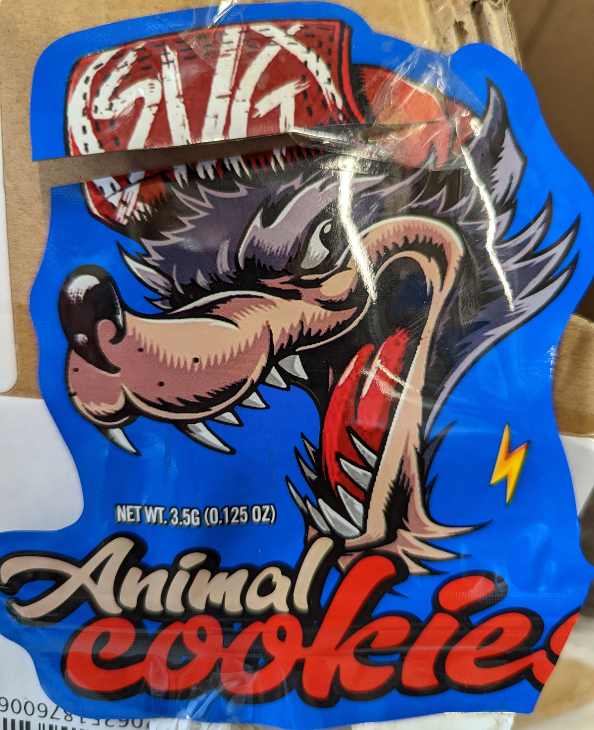 Animal Cookies Mylar Bags, 50bags/pk