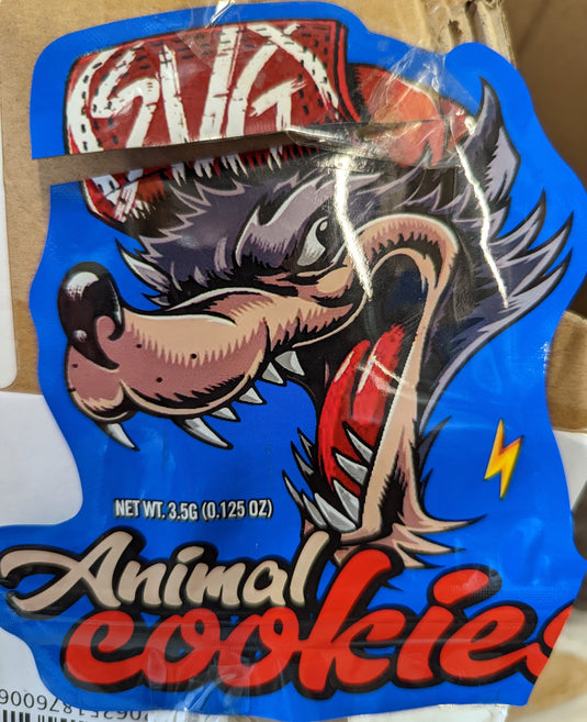Animal Cookies Mylar Bags, 50bags/pk