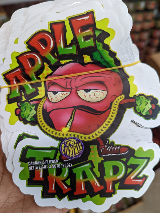 Apple Trapz Mylar Bags, 50bags/pk
