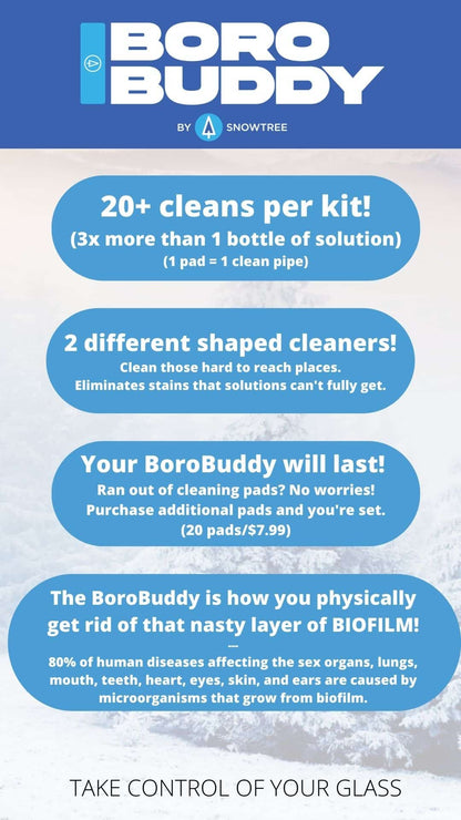Snowtree BoroBuddy Replacment Cleaning Pads