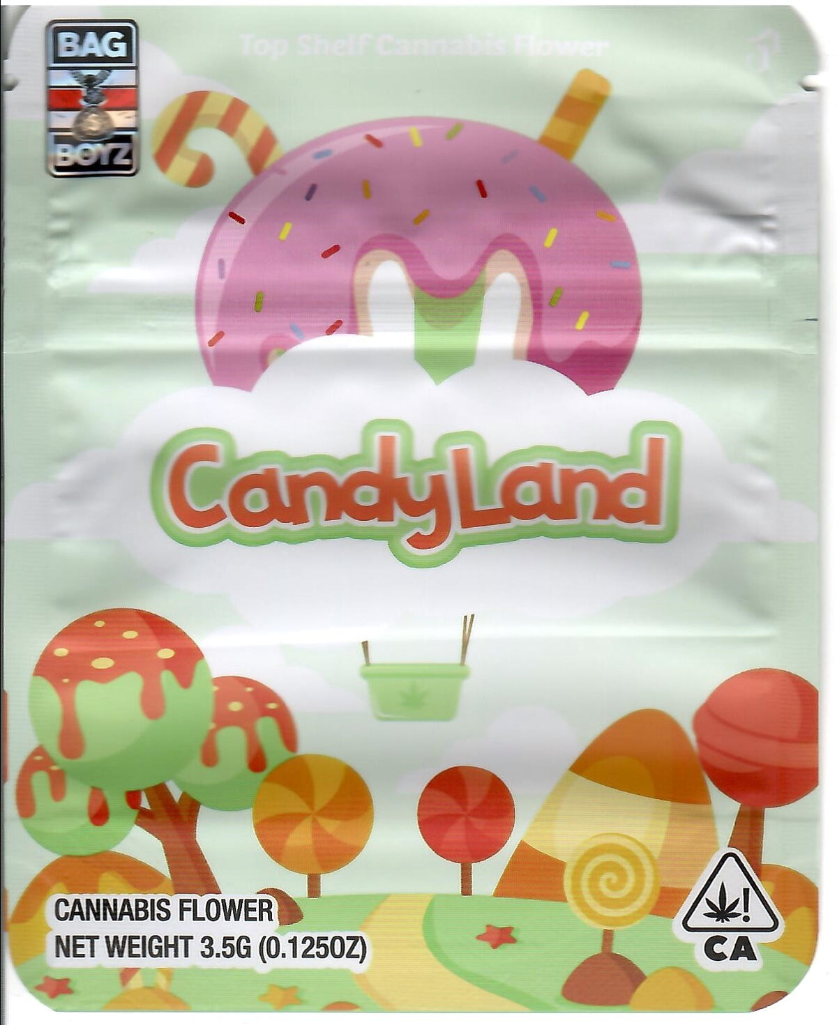 Candyland Matte Mylar Bags, 50bags/pk