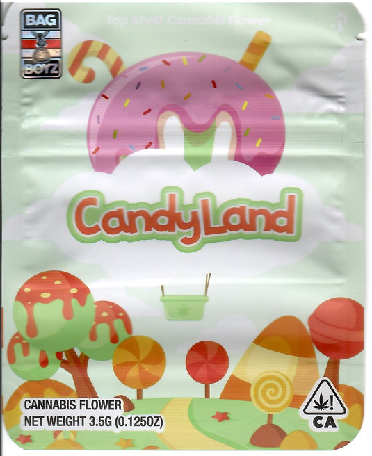 Candyland Matte Mylar Bags, 50bags/pk