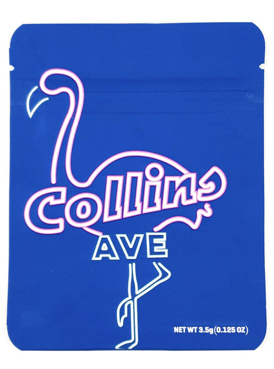 Collins Ave Matte Mylar Bags, 50bags/pk