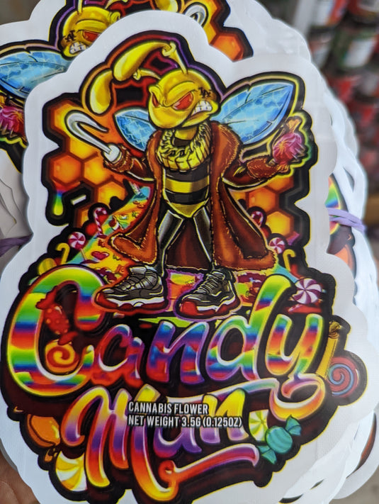 Candy Man Mylar Bags, 50bags/pk