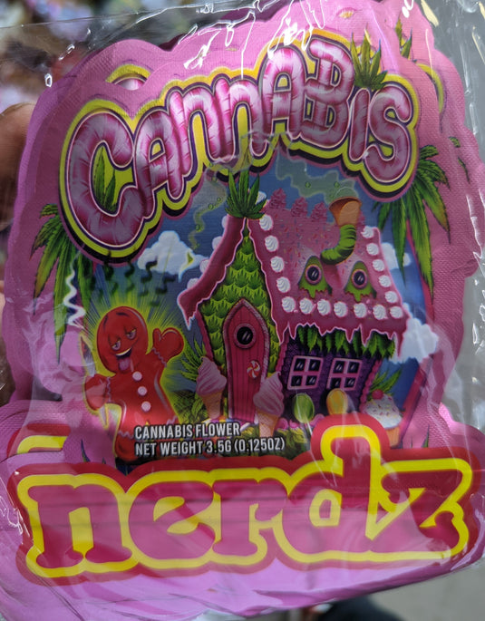 Cannabis Nerdz Mylar Bags, 50bags/pk