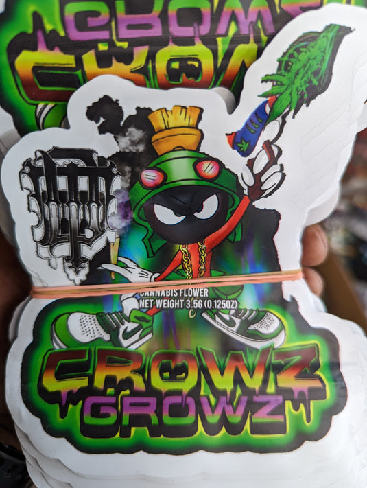 Crowz Growz Mylar Bags, 50bags/pk
