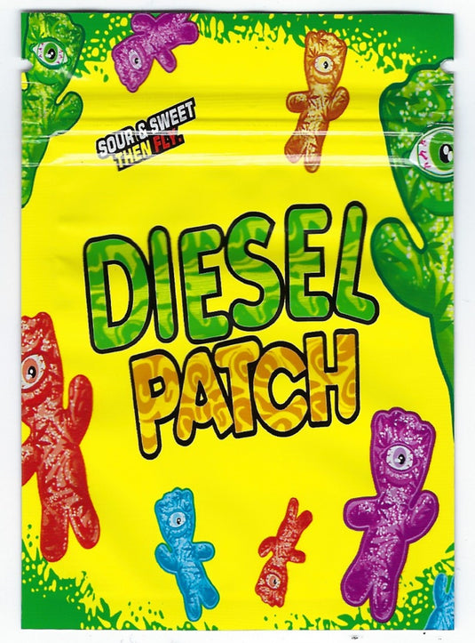 Diesel Patch Mylar Bags, 100bags/pk