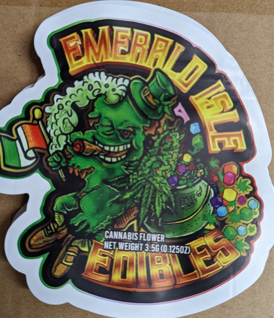 Emerald Isle Edibles Mylar Bags, 50bags/pk