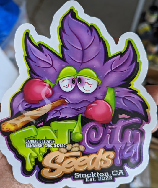 Fat City Seeds Mylar Bags, 50bags/pk