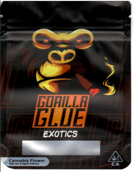 Gorilla Glue Exotics Matte Mylar Bags, 50bags/pk