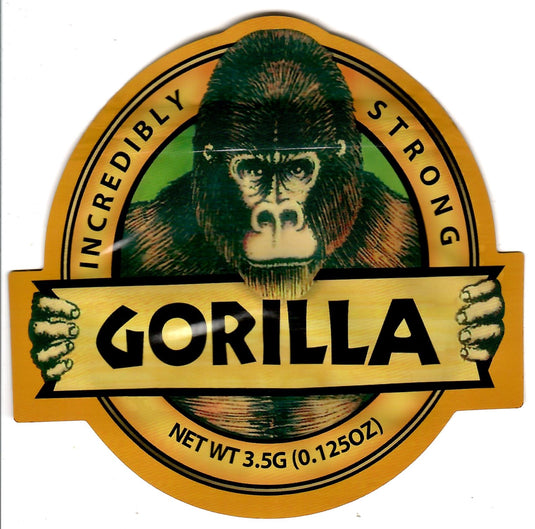 Gorilla Matte Mylar Bags, 50bags/pk