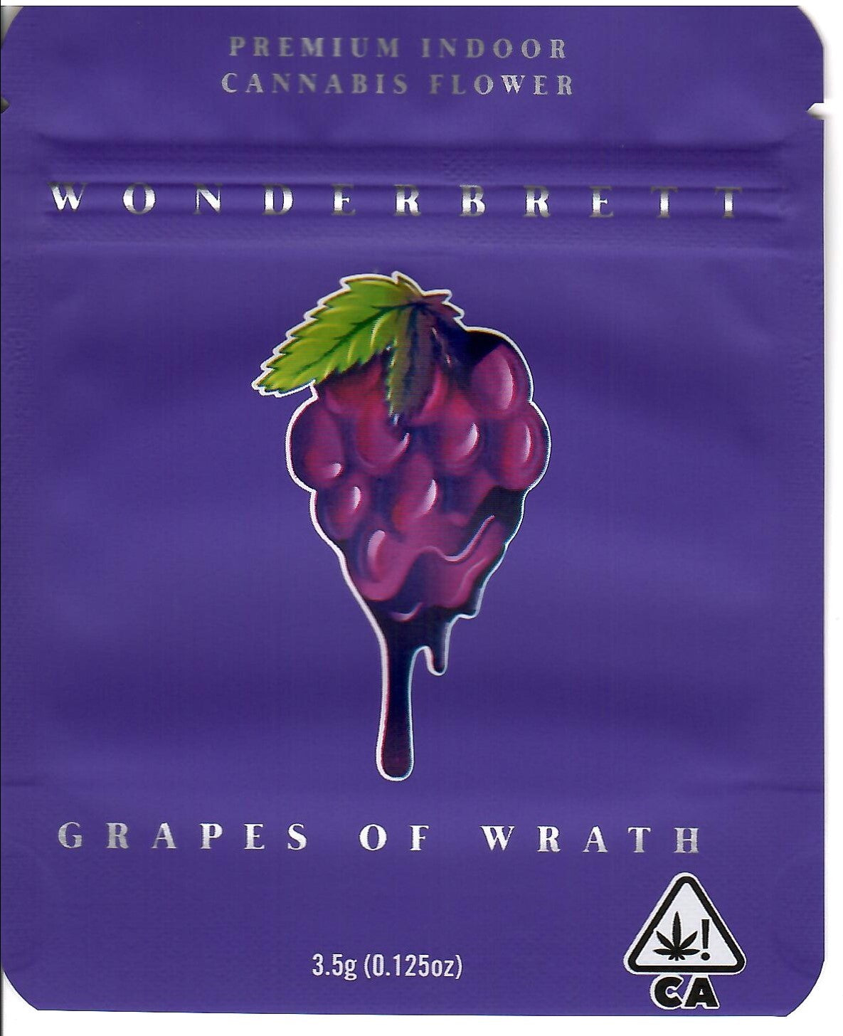 Grapes of Wrath Matte Mylar Bags, 50bags/pk