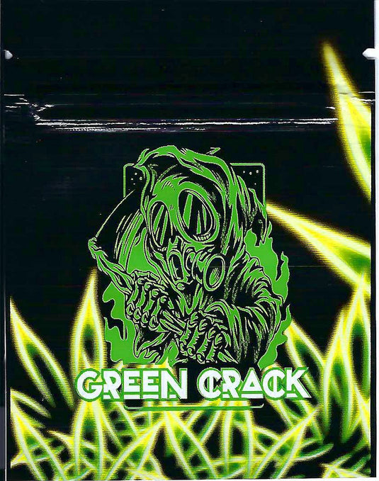 Green Crack Mylar Bags, 100bags/pk