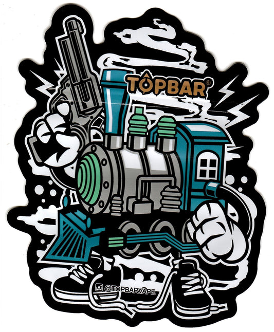 Topbar Guntrain Matte Mylar Bags, 50bags/pk