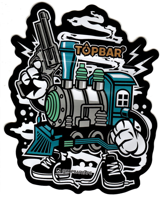 Topbar Guntrain Matte Mylar Bags, 50bags/pk