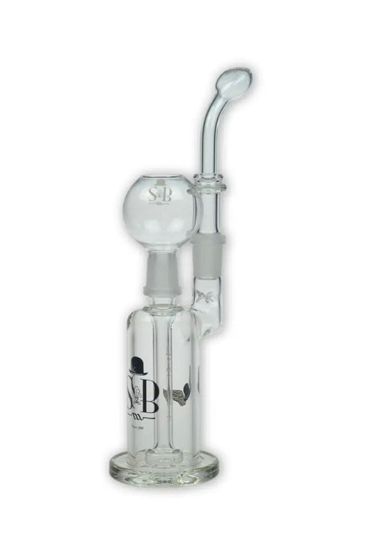 Sheldon Black Concetrator Bubbler 14mm M/Joint W/Dome