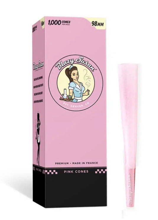 Blazy Susan – Pink Pre Rolled Cones – 1000 Count