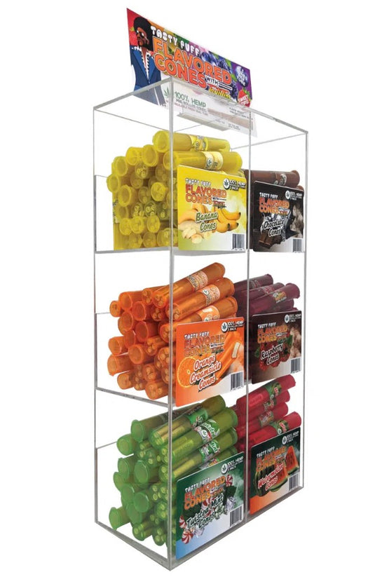 Tasty Puff — Flavored Cones w/Tasty Tips — 180ct Display 2