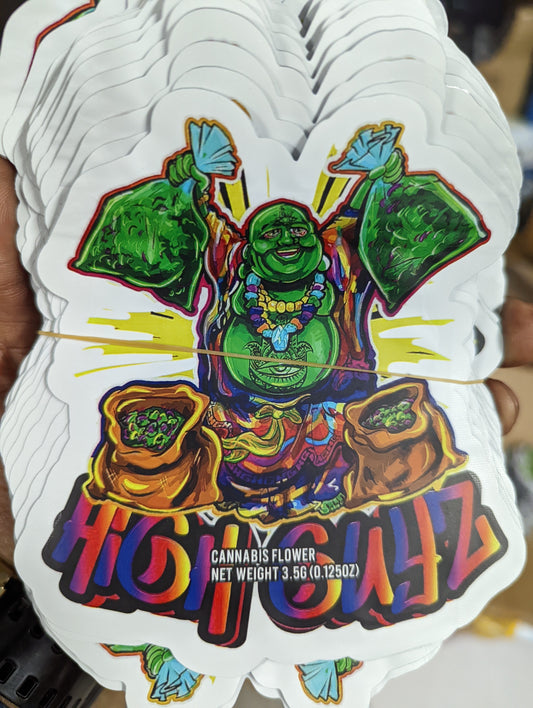 High Guyz Mylar Bags, 50bags/pk