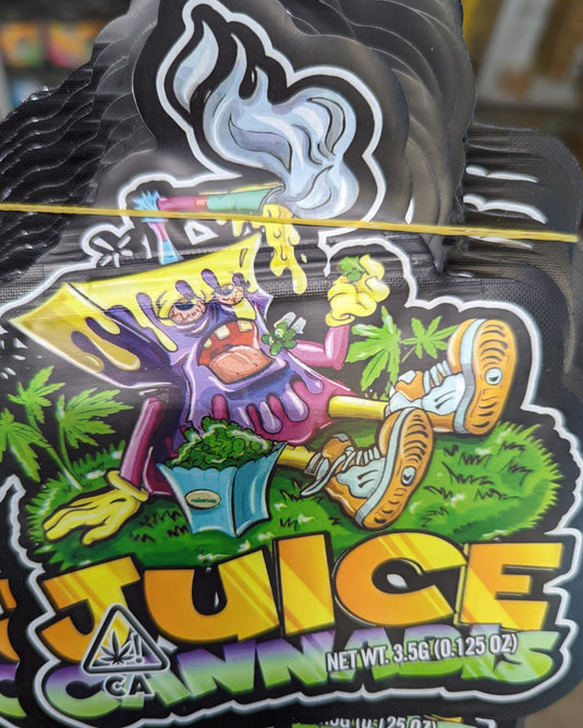 Juice Cannabis Mylar Bags, 50bags/pk