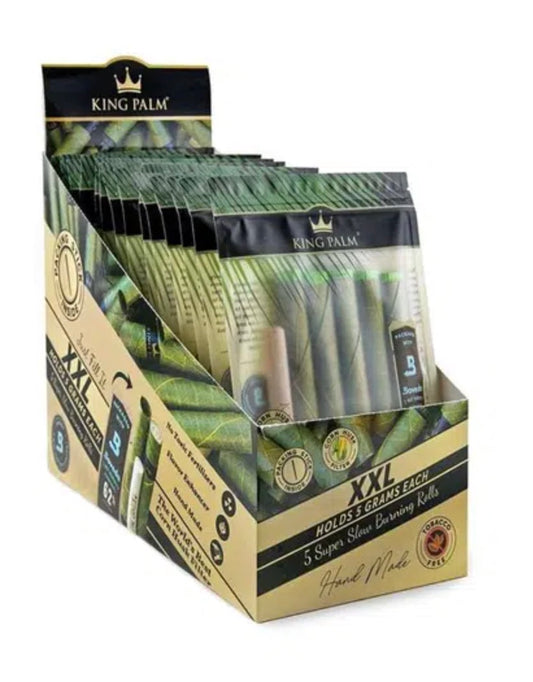 King Palm Wraps — XXL Rolls — 5 per Pack / 15ct Display