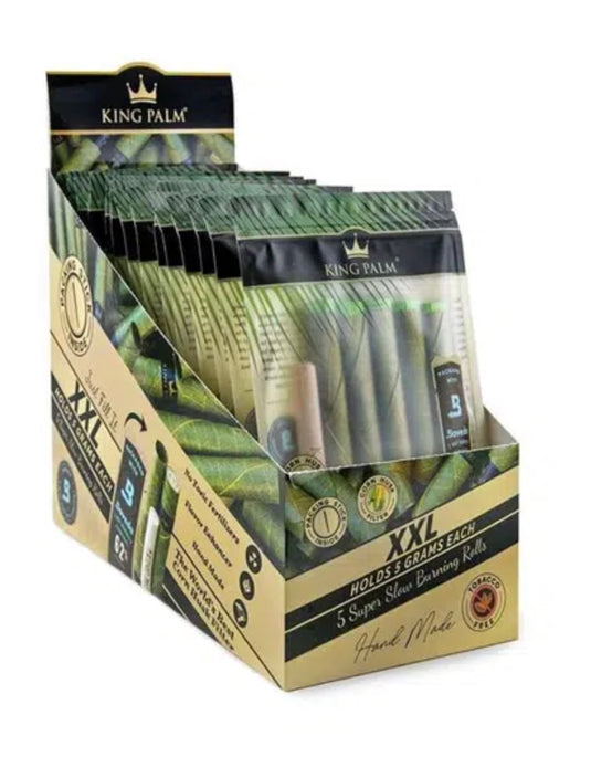 King Palm Wraps — XXL Rolls — 5 per Pack / 15ct Display