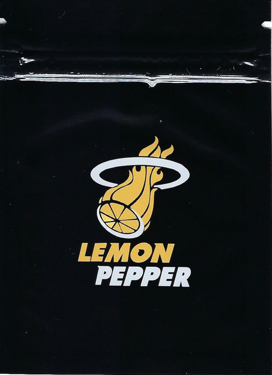 Lemon Pepper Mylar Bags, 100bags/pk