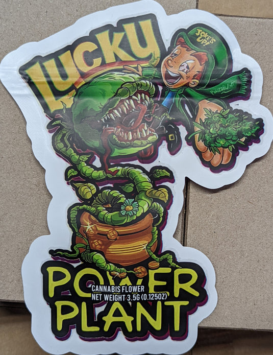 Lucky Power Plant Mylar Bags, 50bags/pk