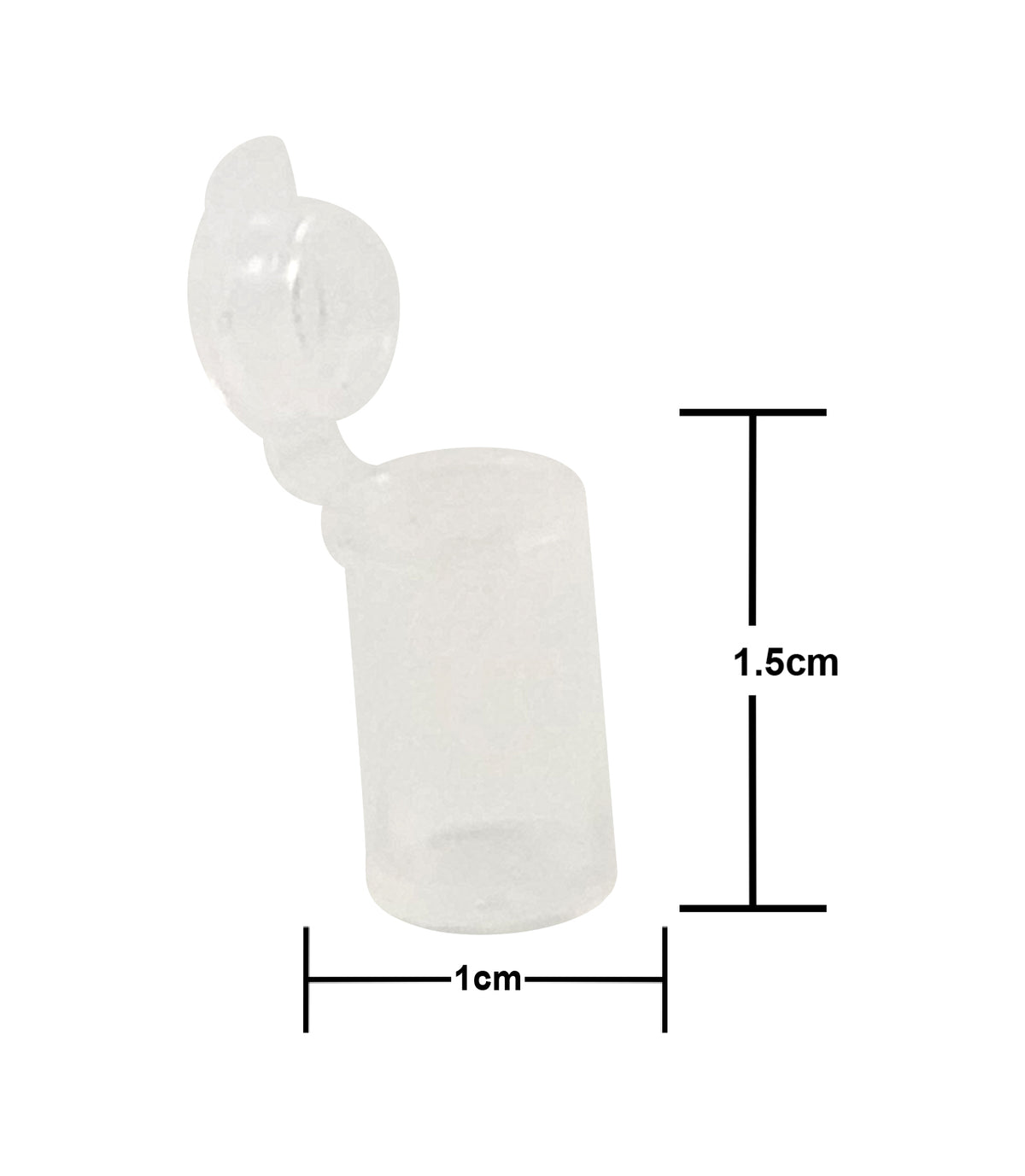 King Sting Mini Pop Top 70 (1.5cm x 1cm, .8 Gram) Plastic Containers w/60 Dram Prescription RX Green Squeeze Top Pill Container