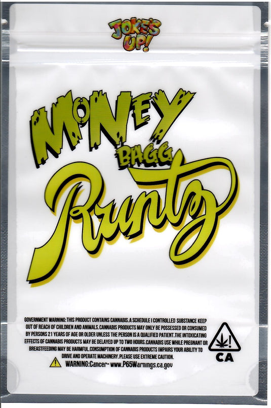 Moneybagg Runtz Matte Mylar Bags, 50bags/pk