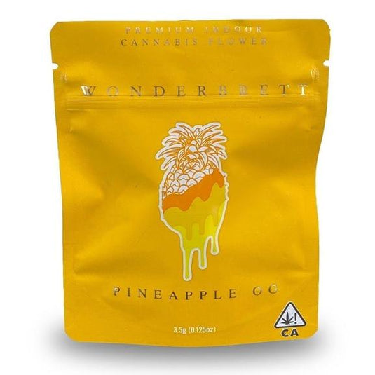 Pineapple OG Matte Mylar Bags, 50bags/pk