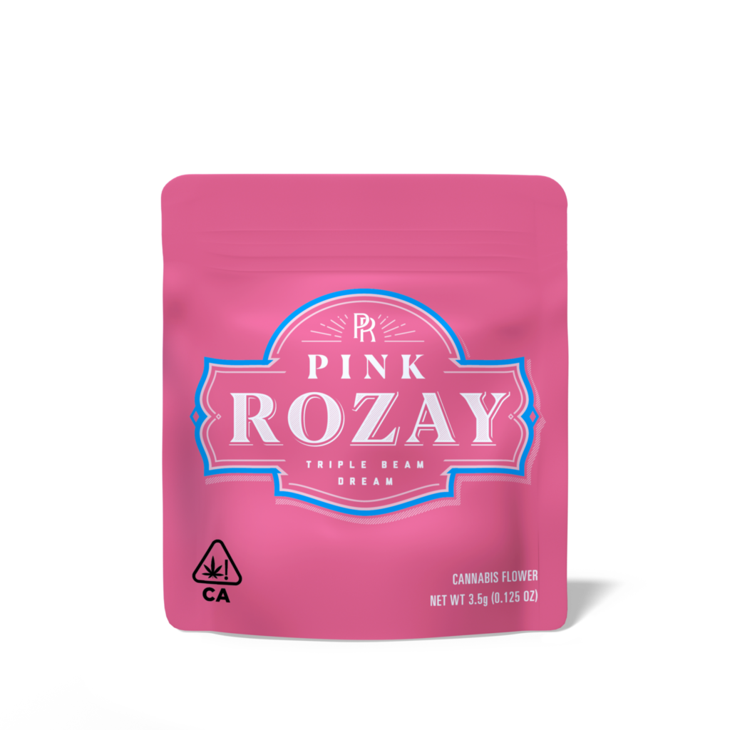 Pink Rozay Matte Mylar Bags, 50bags/pk