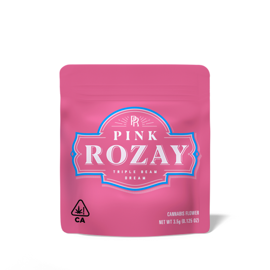 Pink Rozay Matte Mylar Bags, 50bags/pk