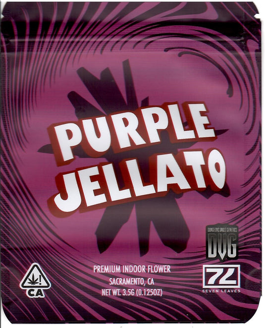 Purple Gelato Bags, 50bags/pk