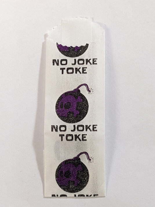 WAX GLASSINE BAGS- NO TOKE JOKE